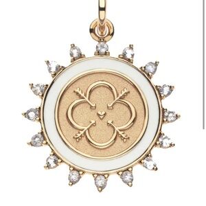 Embellished Coin Pendant symobolizing love selling with Chain